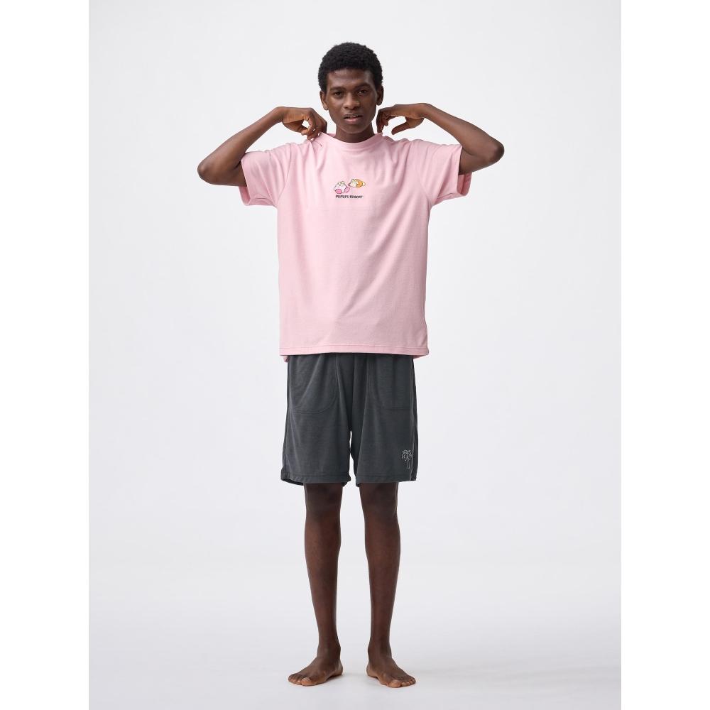 GU by Uniqlo Pile Lounge Set  Short Sleeve   Shorts  kirBy
