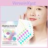 Shape Colours 4 Patches Pimple For Facezit Covershydrocolloid Acne Patches Zits Cover Stickers 240pc