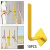 10 Pieces Baseball Cap Hats Rack Hanging Organizer for Room Bedroom Entryway Pink
