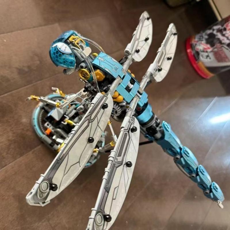 866 Teile Technic Kreative Libelle Mechanisches Bausteine Modell Konstruktion Montage Kompatibles Spielzeug Set für Kinder Erwachsene