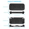 TPU Case with Stand for Switch 2 Protective Case Cover Removable Abs Front Cover Shockproof for Switch 2 Handheld Gaming Console