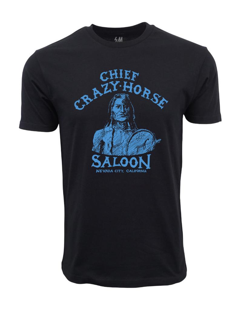 Chief crazy horse saloon navada city california graphic t shirt