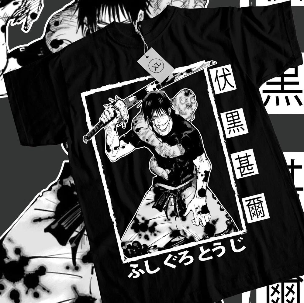 Jujutsu Kaisen Toji FushiguroToji With SwordSatoru GojoAnime Unisex TShirt
