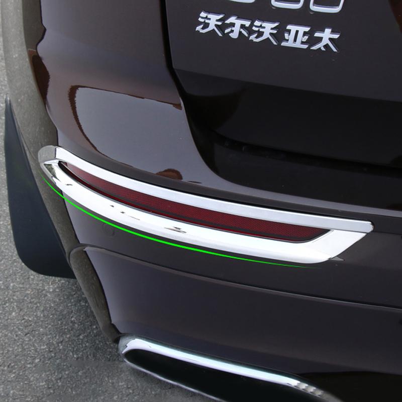 

Для Volvo XC60 2018 2022 2023 2024 ABS задний отражатель автомобиля противотуманные фары рамка крышка отделка наклейки аксессуары