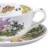 Noritake Milk Tea Cup & Saucer, 325cc, My Neighbor Totoro: Dog Punching, Microwave-Safe, Bone China, T97285A/4660-1