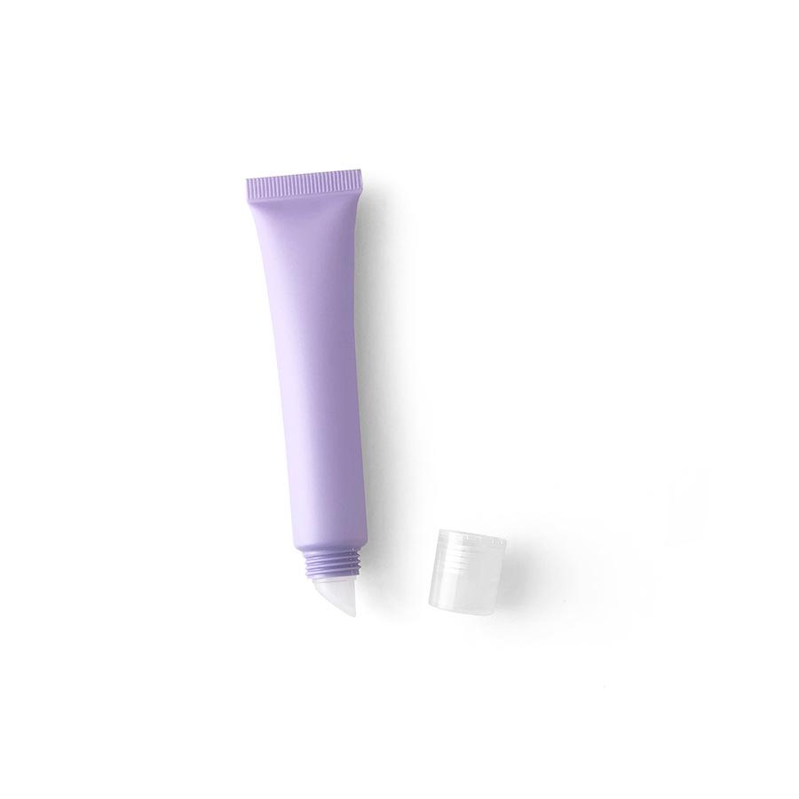 20g Purple Frosted Matte Cosmetic Tube with Zinc Alloy Ceramic Vacuum Pump Head