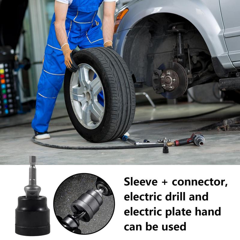 Universal Jack Socket Adapter for Hand Drill Vehicle Auxiliary Tire Removal  Labour Saving Suitable for Electric Wrenches