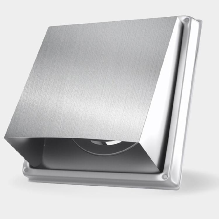 Wall Air Vent Outlet Stainless Steel Extractor Fan Vent Cover Ducting Ventilation Exhaust Grille Cover Easy To Install