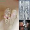 3D Ribbon Rose High-Transparency Silicone Nail Art Mold DIY Manicure Decor