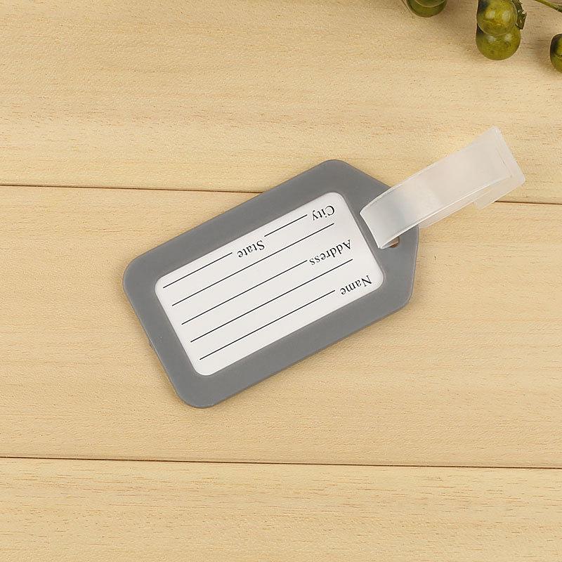 PP Plastic Airplane Boarding Pass Luggage Tag - Suitcase & Bag Name Label Accessory