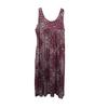 Retro Print Sleeveless Summer Dress with Pockets - Loose Fit Holiday Style