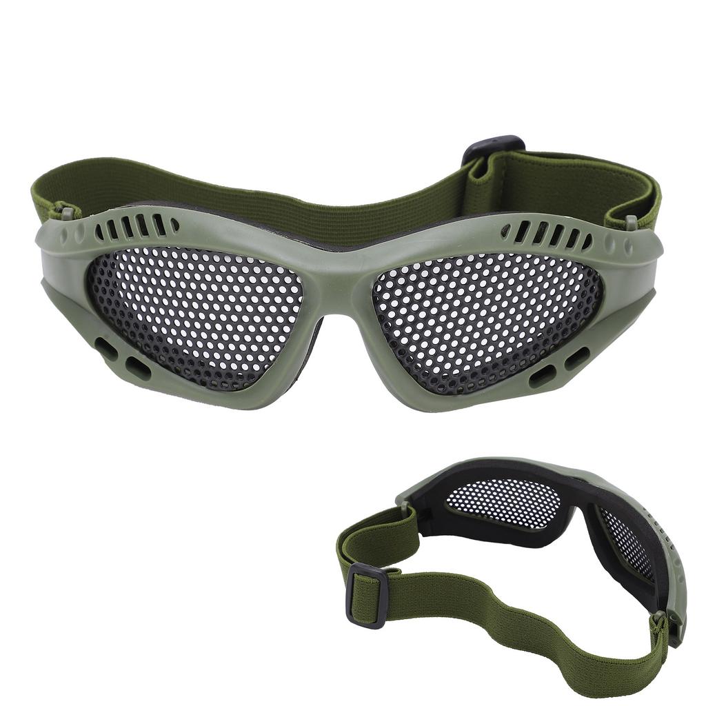 Mesh Safety Glasses Impact Resistant High Toughness Breathable Protective Goggles for Shooting Games Outdoor