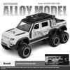 1/24 Land Rover Defender Six-Wheel Off-Road Vehicle Model Simulation Sound Light Children's Game Toy Car Boy Gift