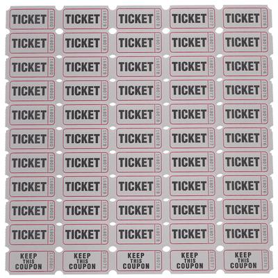 100 Pcs Raffle Tickets Party Game Raffle Tickets Lottery Ticket Party Raffle Tickets Labels Carnival Festival Holiday Raffles