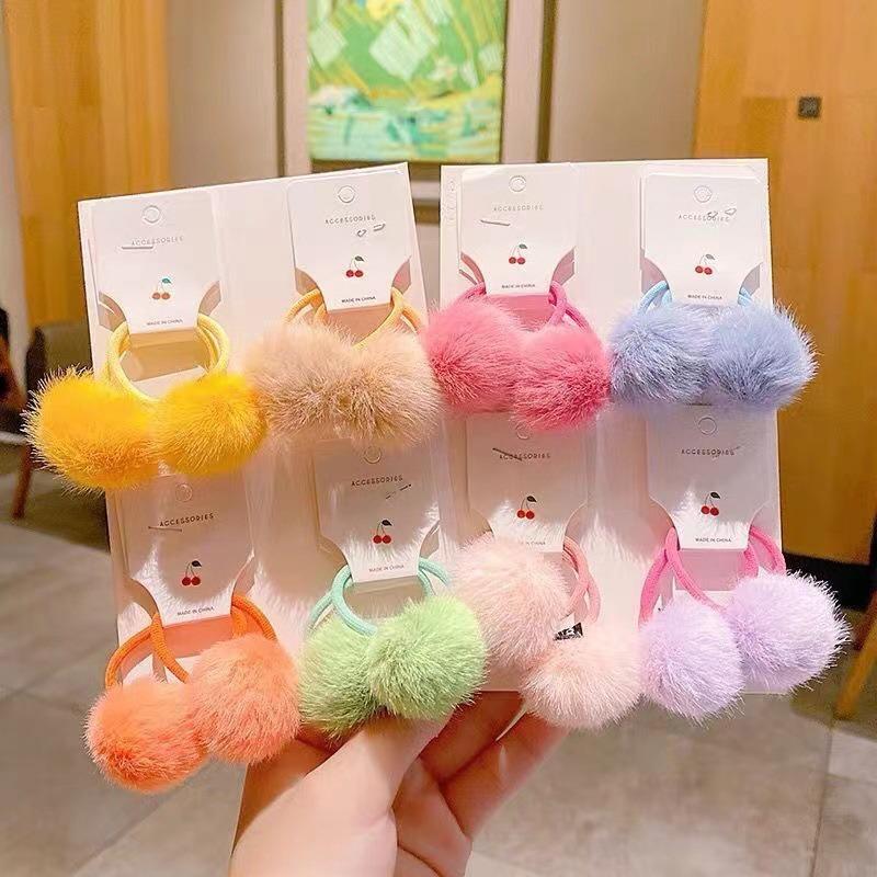 Hair Accessories Fruit Colored Hair Rope Children's Hair Accessories