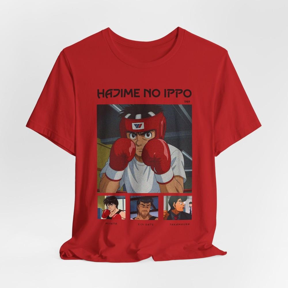 Hajime no Ippo Boxing Tee  Unisex Anime Graphic TShirt for Classic Fans S