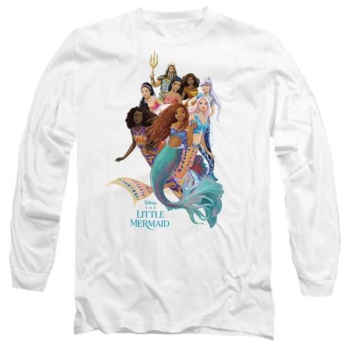 The Little Mermaid Unisex Adult Ariel & King Triton Group Poster T-Shirt