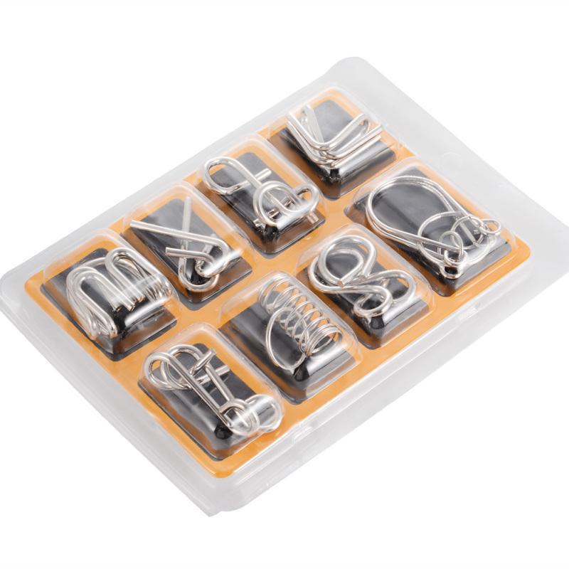 

Twister.CK IQ Test Mind Game Toys Brain Teaser Metal Wire Puzzles Magic Trick Toy, Metal IQ Puzzle