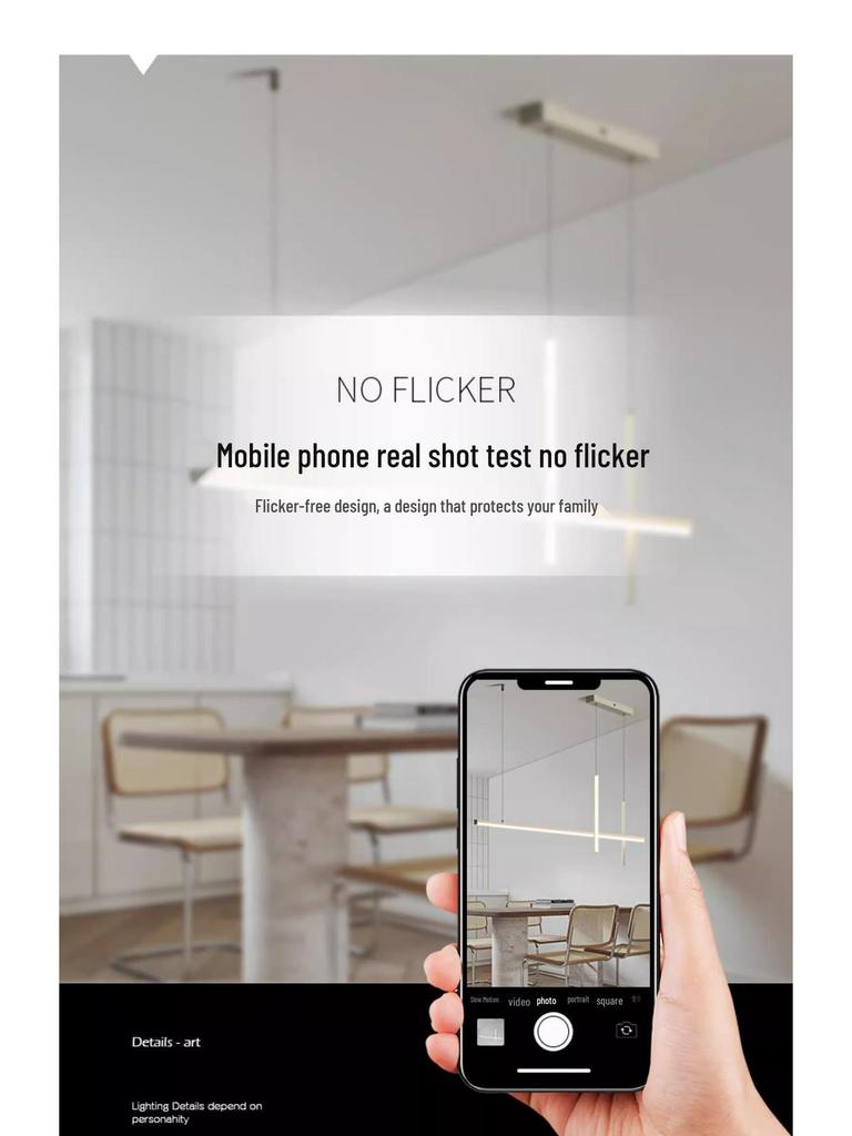 Modern Minimalist LED Pendant Light for Dining Table, Office, or Living Room