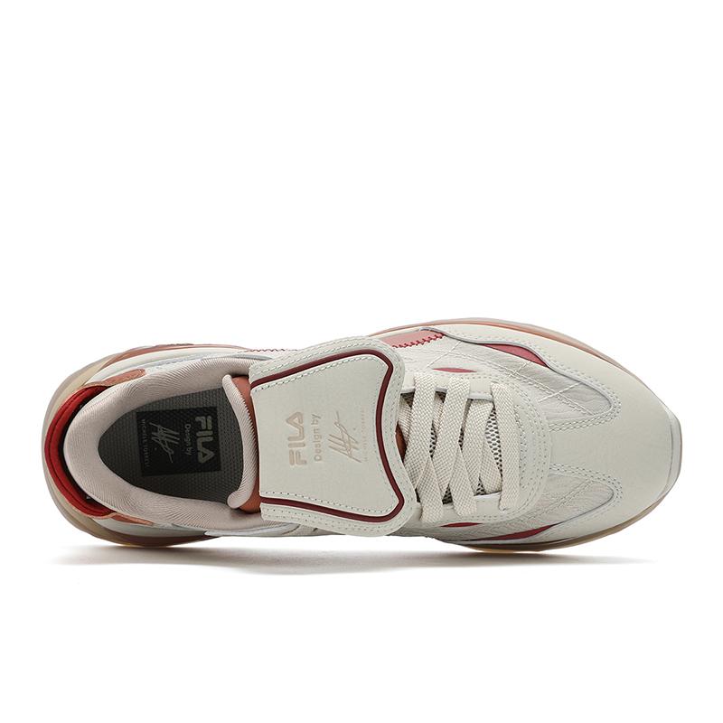 New FILA KM2 Low Top Casual Shoes Women's White Orange F12W513105FWA