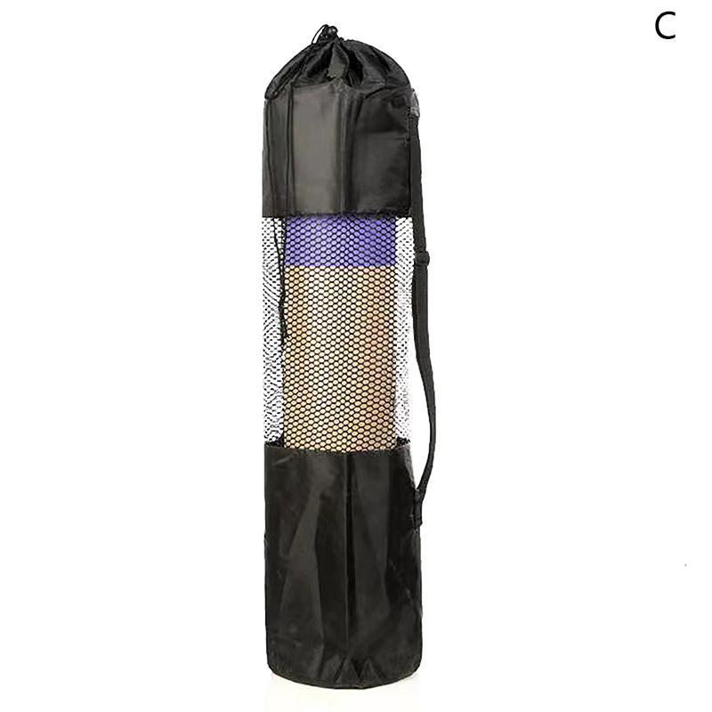 Yoga Mat Mesh Pouch Thickened Oxford Cloth Pocket Yoga Mat Mesh Pouch Backpack Convenient Mesh Yoga Mat Storage Pouch