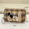 Hand-held All-match Card Pass Love Embroidery Makeup Bag Travel Bag Collection Bag Hand-wrapped Tour Street Hand-wrapped Bag
