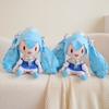 Snow Princess Dress Hatsune Miku Snowflake Crown Plush Toy Limit Plushies Japanese Style Cute Girl Collect Plushies Gift