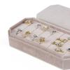 Jewelry Box Jewelry Organizer Small Jewelry Rings Box Velvets Material Portable Jewelry Storage Box for Storage Display