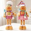 Plush Material Gingerbread Man Plush Ornament Biscuit Man Christmas Decor  Window Display