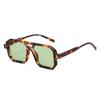  New Ins Popular Fashion Double Bridges Square Women Sunglasses Vintage Rivets Men Candy Color Sun Glasses Shades UV400
