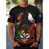 Streetwear Mens Summer Clothing With 3d Printed Animal Skull Graphic T Shirts Round Neck Short Sleeved Tees New In Tops For Men