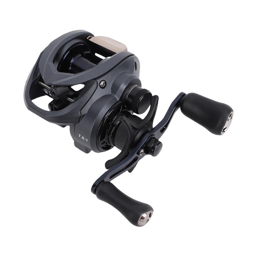 Dual Braking System Fishing Reel 7.0:1 Baitcasting Reels 5+1BB 13.2 Lb Drag Baitcaster Reels Q1 Left Hand