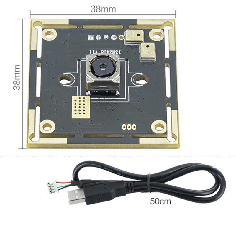 4K Autofocus USB Camera Module with 78.4/120degree NonDistortion Lens for Industrial Use OV13B10(1/3.06inch) Chipset
