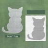 20Pcs Self Adhesive Window Screen Stickers Cat Bird Shaped Screen Repair Patch Waterproof Screen Repair Kit for Mosquito Nets Tents