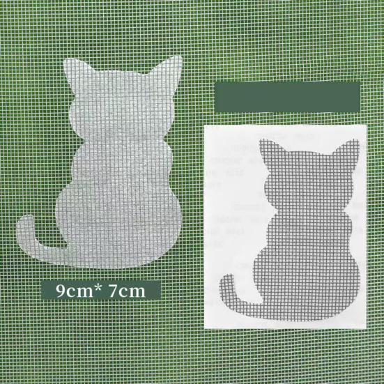 20Pcs Self Adhesive Window Screen Stickers Cat Bird Shaped Screen Repair Patch Waterproof Screen Repair Kit for Mosquito Nets Tents