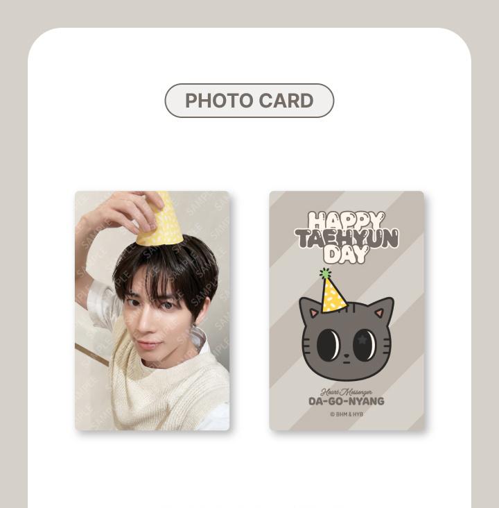 [PLUSH SET] TAEHYUN of TXT (TOMORROW X TOGETHER) [HAPPY TAEHYUN DAY] Heart Messenger : DA-GO-NYANG