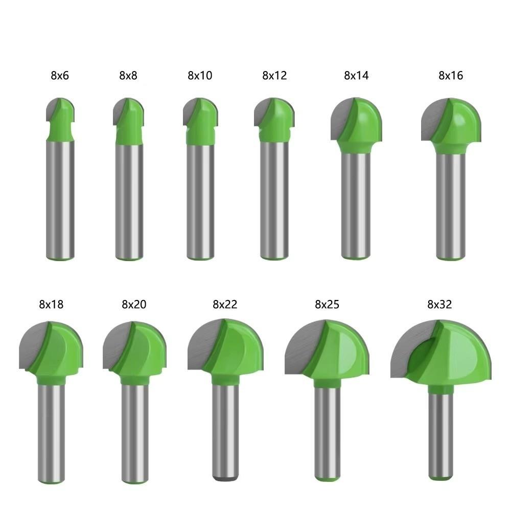 Precision Cutting Ball Nose End Mill Round Nose Cove Router Bit New Wood Carving Bit Wood Working