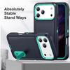Case For iPhone 17 16 15 14 13 12 11 Pro Max Plus 16e 17Air Heavy Duty Shockproof Anti-Scratch Rugged Protective Kickstand Cover