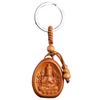 Lucky Jewelry Wood Carving Buckle Buddha Pendant Keychain Car Bag Keyring