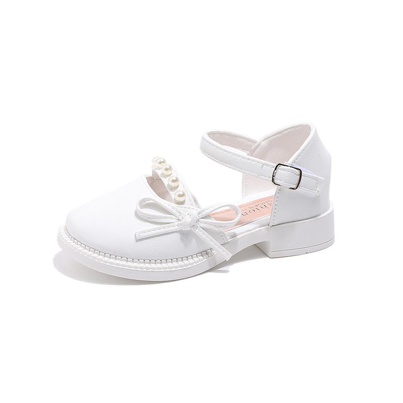 New Style Leather Shoes, Large Size, Girls' Breathable Shoes