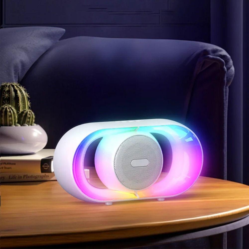 With RGB Lighting Wireless Sound Box Magnetic Portable Subwoofer  Travel Outdoor