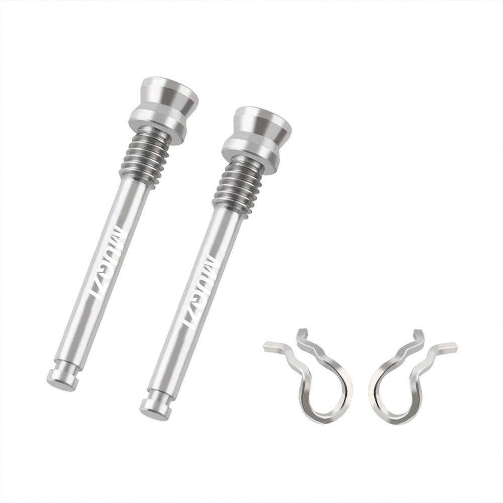 

Pin Insert Caliper Screw Replacement with Circlip Titanium Alloy Threaded Pins Bike Brake Caliper Bolt Screws Bike Accessories