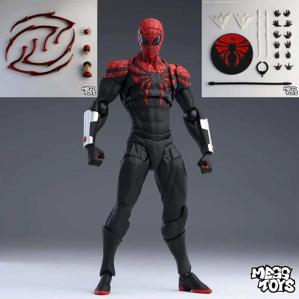 Pre Latest Mess Playthings Superior Spider Man Doctor Octopus Peter Parker Messtoys Spider Hero Neighbor Animation Action Figure Presents Playthings