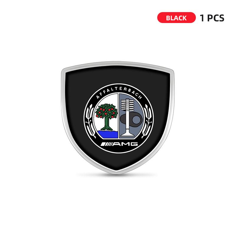 

Car Styling 3D Aluminum Emblem Car Decoration Body Stickers Decals For Mercedes Benz W211 W203 W210 W124 AMG W202 Car Accesorios