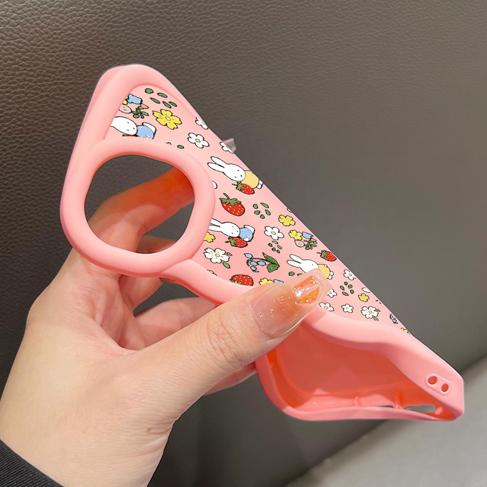 Cute Cartoon Rabbit Soft Phone Cover for Samsung Galaxy A52 A73 A12 S24 Ultra 5G S23 S22 S21 S20 FE Wave Edge Shockproof Protective Rubber Case