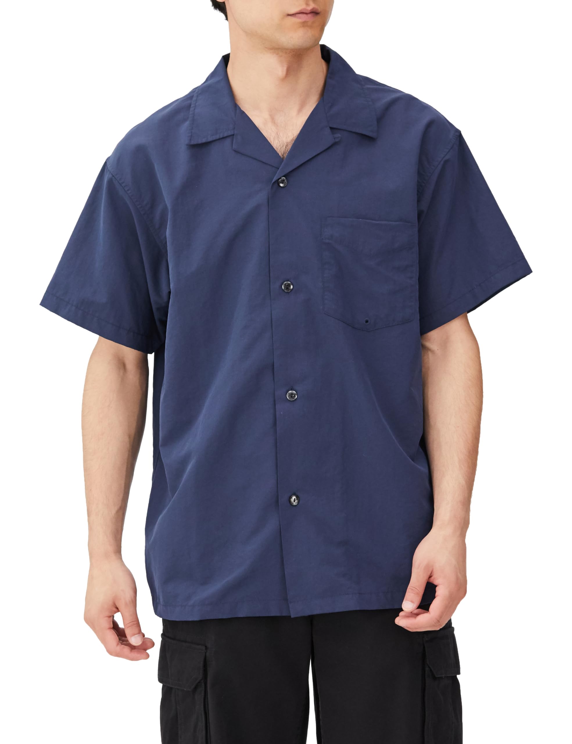 

Helly Hansen Short Sleeve Basque Shirt, Unisex, Ocean Navy, Size XS, HH42402