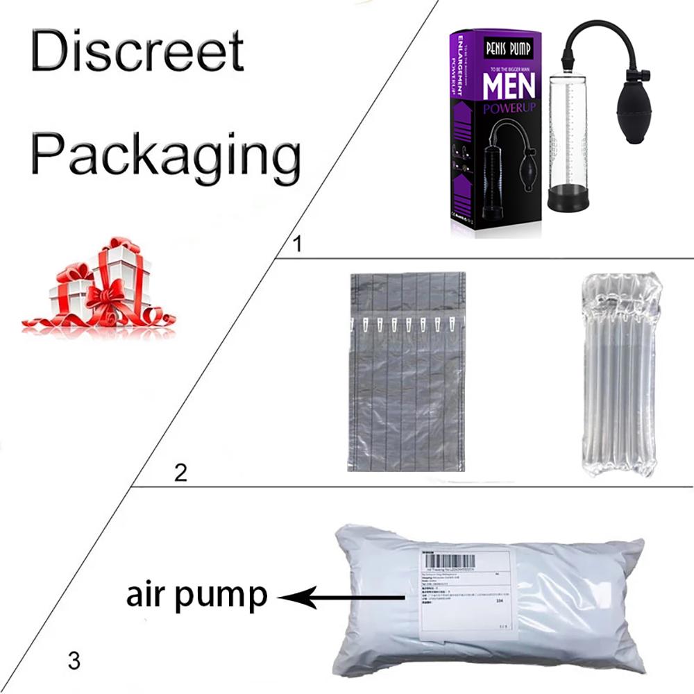 Manual Penis Pump Enlargement Vacuum Dick Extender Men Sex Toy Increase Length Enlarger Male Train Erotic Adult Sexy Product 18+