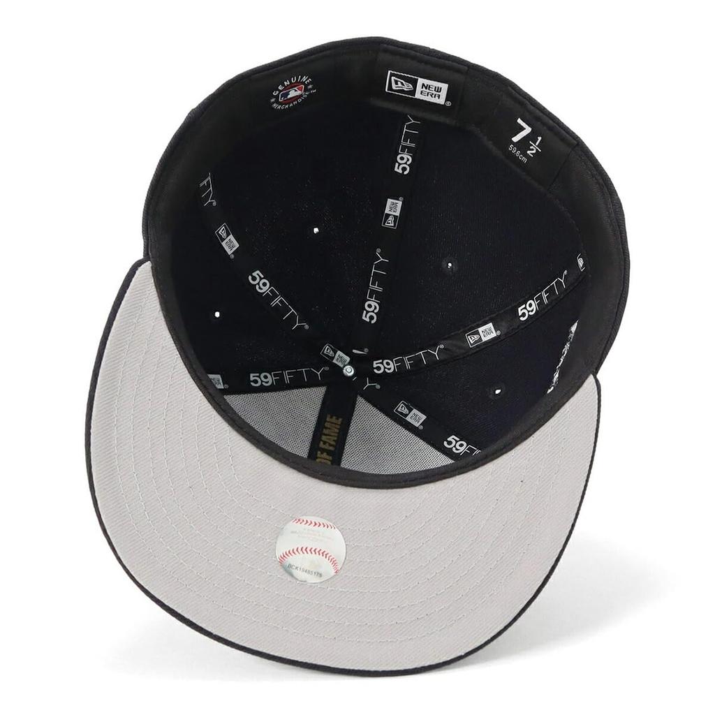 New Era 59FIFTY Ichiro MLB Hall of Fame Induction Commemorative SEA Size 7 MLB25 ICHIRO HOF 59FIFTY SEAMAR JP Cap, Gray/Navy, 3/8,