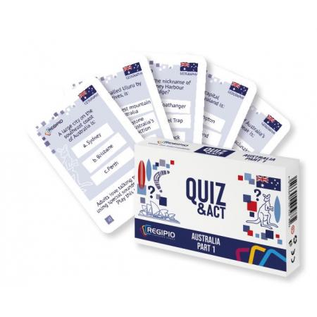 Quiz & Act. Australia. Part 1. Board Game. Regipio