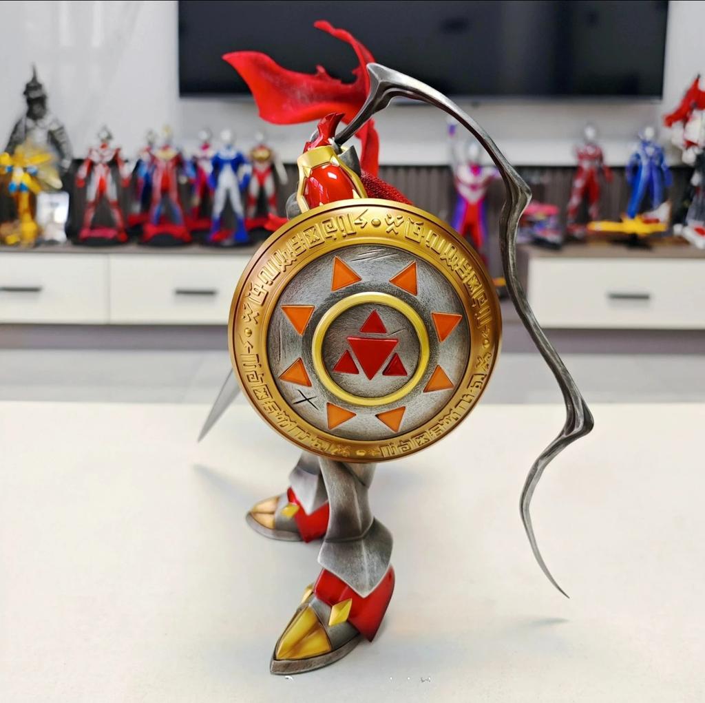40cm Digimon Gallantmon Matsuda Takato Anime Figure Guilmon Royal Knights Duke Peripheral PVC Model Desktop Ornaments Gifts Toys